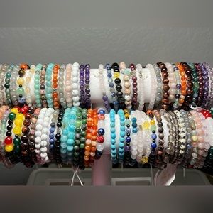 Gemstone bracelets